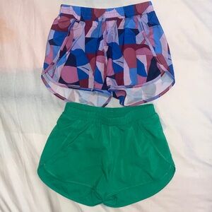 2 All In Motion Athletic Shorts Set Girls Size Large 10/12 USED